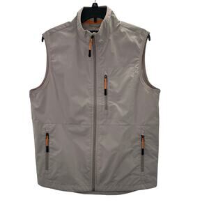 Mountain and Isles Vest S Men Outdoor Hiking Fishing Quick Dry Full Zip Tan